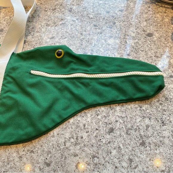 BAGZ VINTAGE Unique Alligator Zip Up Bag 32” - Picture 2 of 11